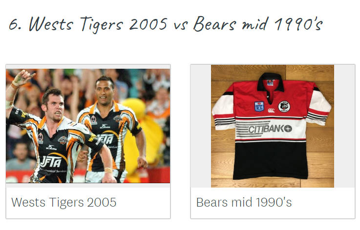 wests tigers 2005 jersey